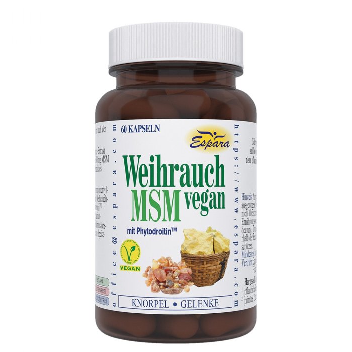 Weihrauch-MSM vegan Kapseln 60er © Espara