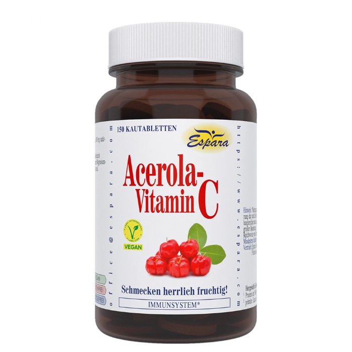 Espara Acerola-Vitamin C Kautabletten 150 © Espara