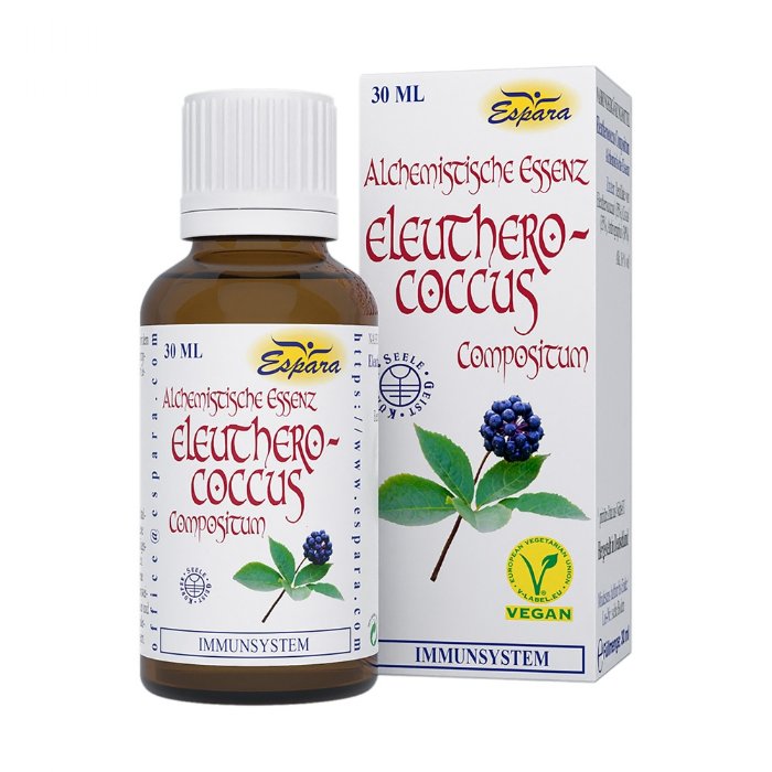 Espara Eleutherococcus Compositum Alchemistische Essenz © Espara Espara Eleutherococcus Compositum Alchemistische Essenz © Espara