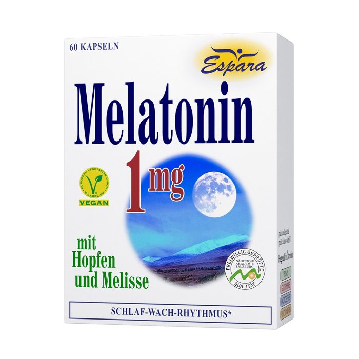 Espara Melatonin 1mg Kapseln 60 © Espara