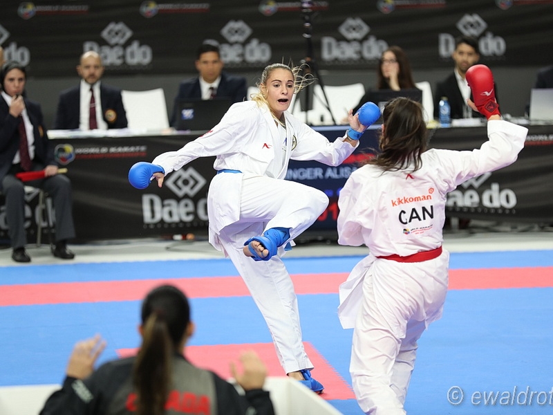 Alisa Buchinger Karate WM Madrid 2018 © ÖKB