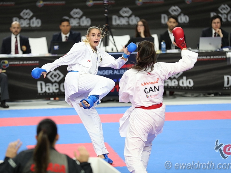 Alisa Buchinger Karate WM Madrid 2018 © ÖKB