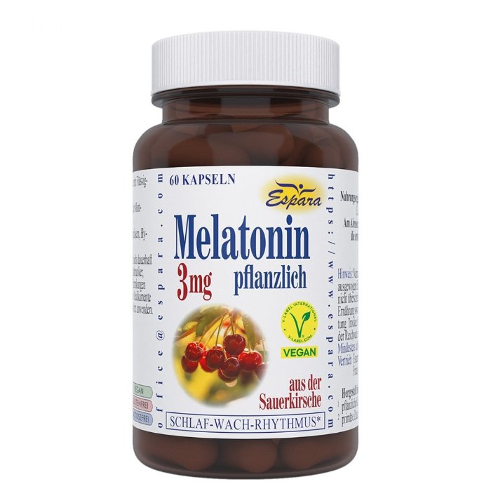 Espara Melatonin 3mg pflanzlich Kapseln © Espara