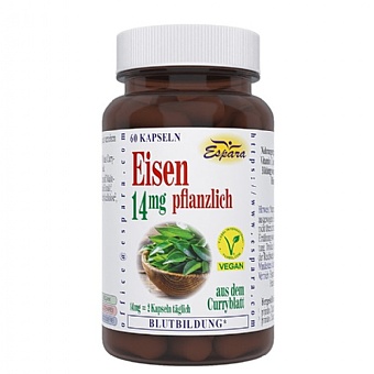 Eisen 14mg pflanzlich Kapseln