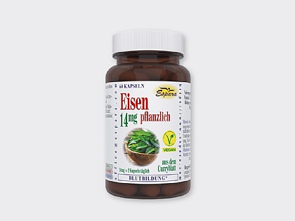 Eisen 14mg pflanzlich Kapseln Produkt-Test