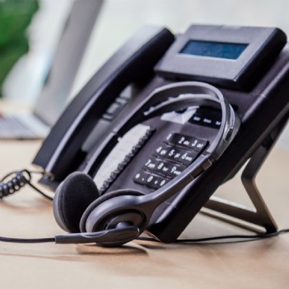 Arbeiten an der Telefonanlage