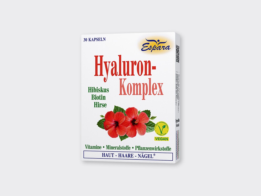 Hyaluron-Komplex mit Hintergrund © Espara